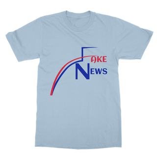 Buy light-blue Fake News Fraud Classic Adult T-Shirt