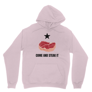 Buy light-pink Come and Steak it Classic Adult Hoodie