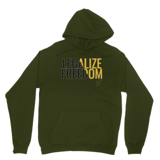 Buy dark-green Legalize Freedom Classic Adult Hoodie
