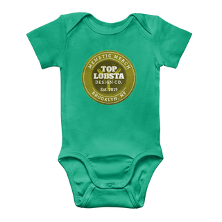 Buy kelly-green TopLobsta Retro logo Classic Baby Onesie Bodysuit