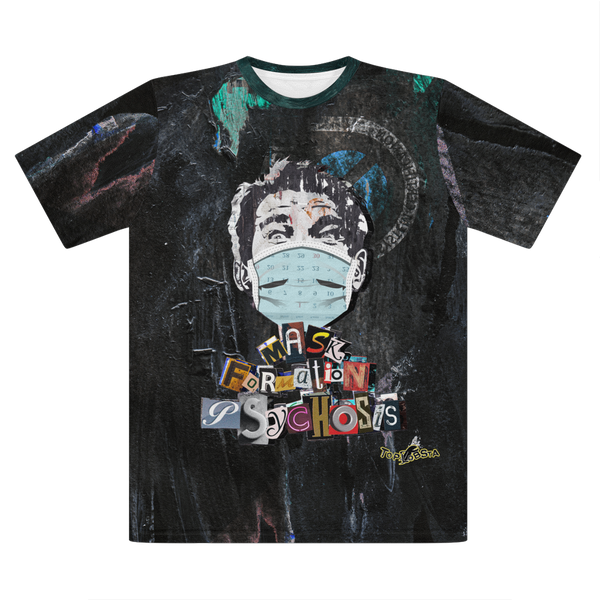 Mask Formation Psychosis Premium Cut and Sew Sublimation Unisex T-Shirt