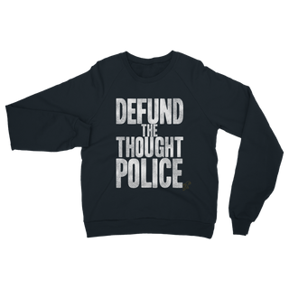 Buy navy Defund the Thought Police Classic Adult Sweatshirt