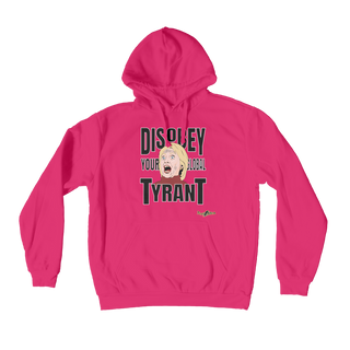Buy hot-pink Disobey Your Global Tyrant Hillary Premium Adult Hoodie