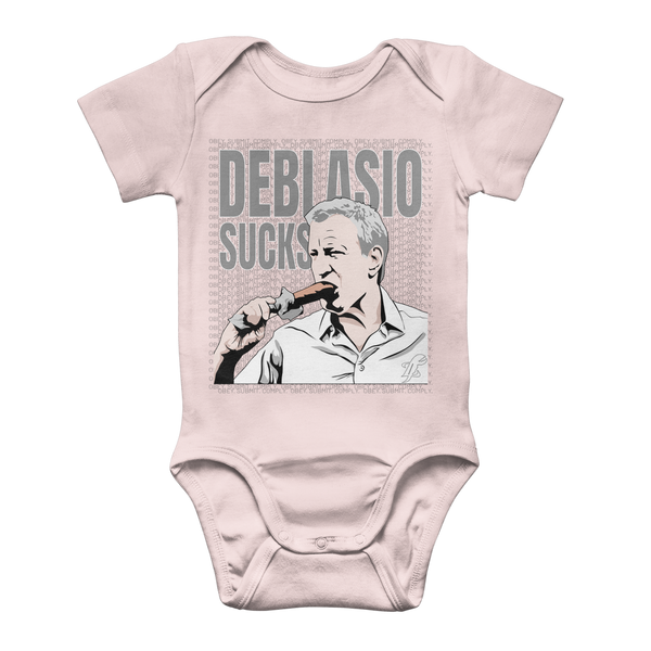 DiBlasio Sucks Classic Baby Onesie Bodysuit