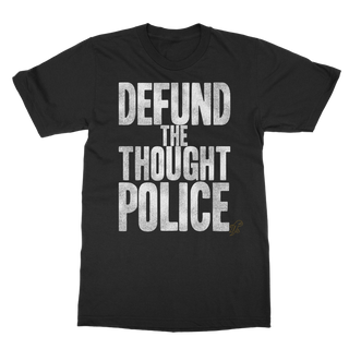 Buy black Defund the Thought Police Classic Adult T-Shirt
