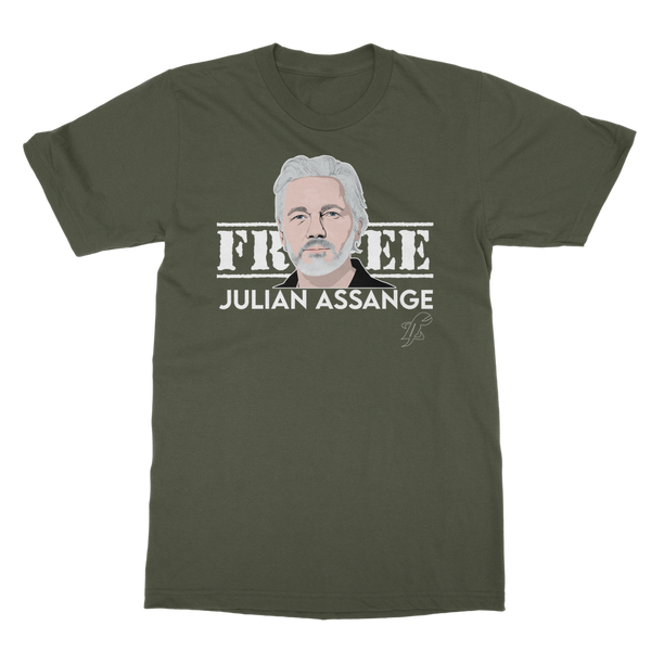 Free Assange Classic Adult T-Shirt