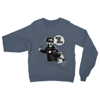Buy airforce-blue Wear the Mask Classic Adult Sweatshirt