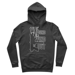 Buy black Fuck Around and Find Out Premium Adult Hoodie