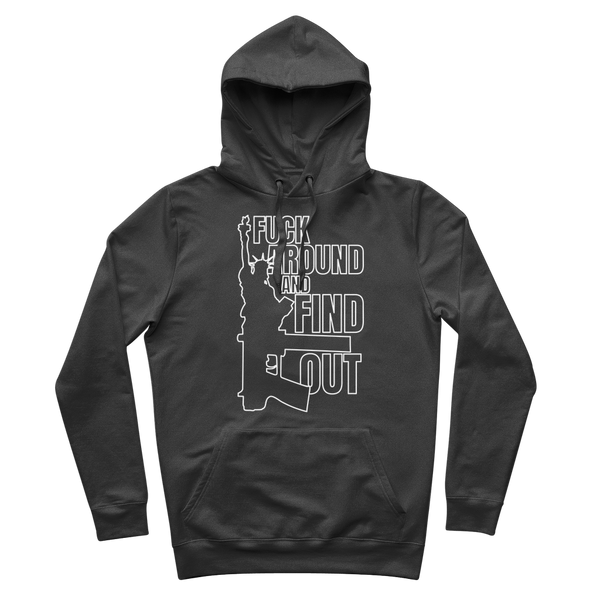 Fuck Around and Find Out Premium Adult Hoodie