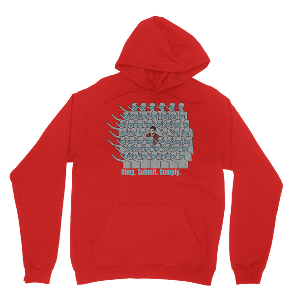 Stand Out obey. submit. comply Classic Adult Hoodie