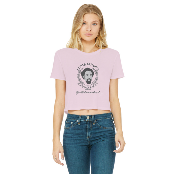 Haymarket Martyr Classic Women's Cropped Raw Edge T-Shirt