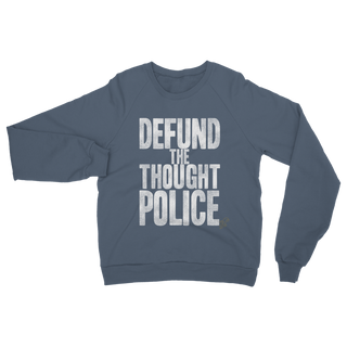 Buy airforce-blue Defund the Thought Police Classic Adult Sweatshirt