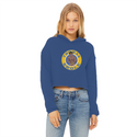 Thomas Swole Ladies Cropped Raw Edge Hoodie