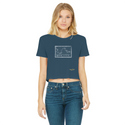 Honk or Die Classic Women's Cropped Raw Edge T-Shirt