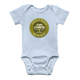 TopLobsta Retro logo Classic Baby Onesie Bodysuit