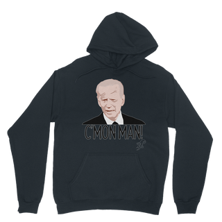 Buy navy C’mon Man Biden Classic Adult Hoodie