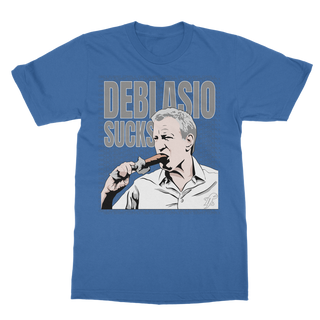 Buy royal-blue DiBlasio Sucks Classic Adult T-Shirt