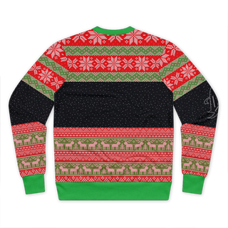 Ugly X-Mas End The Wars Sweater copy Premium Cut and Sew Sublimation Unisex Sweatshirt