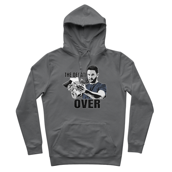 The Debate is Over Premium Adult Hoodie