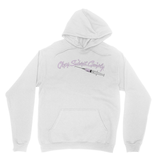 Buy white Obey. Submit. Comply. Vaccine Classic Adult Hoodie