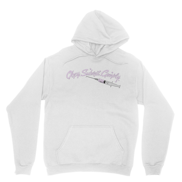 Obey. Submit. Comply. Vaccine Classic Adult Hoodie