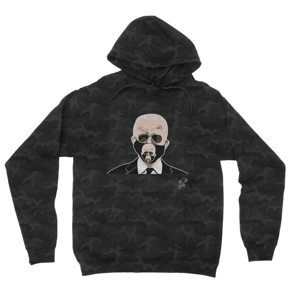 Mask-ception Biden Camouflage Adult Hoodie