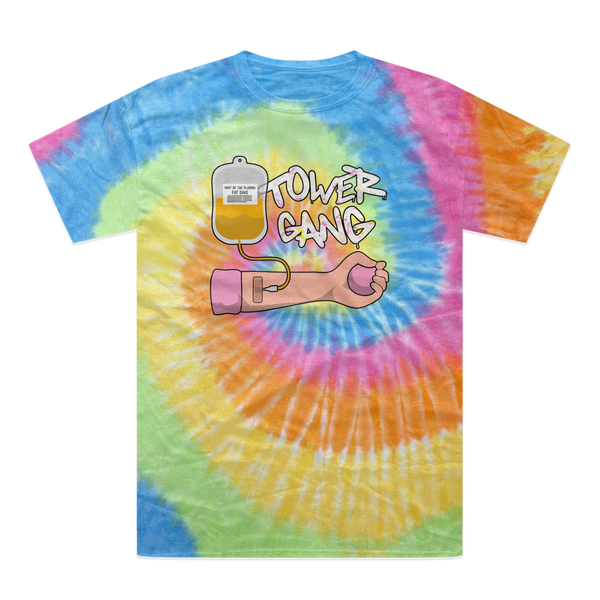 Part of the Plasma Tower Gang Tie-Dye T-Shirt