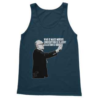 Taxation is Robbery Rothbard B&W Classic Women's Tank Top