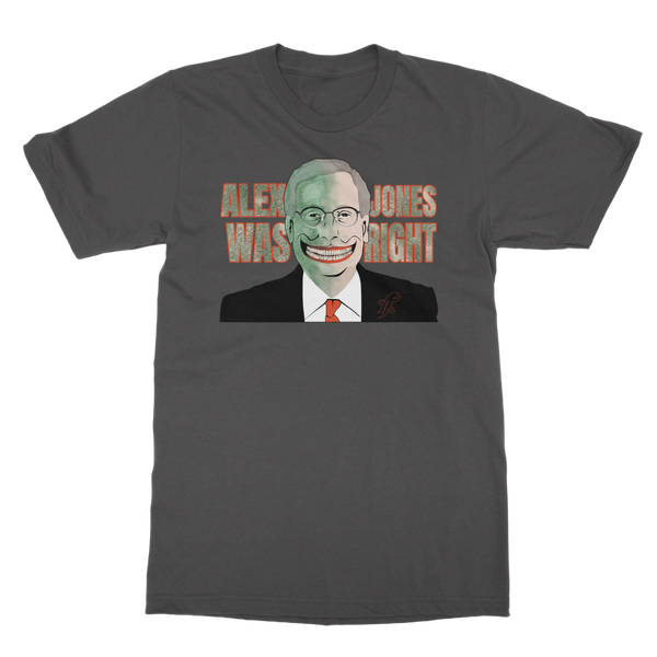 Alex Jones Was Right Classic Adult T-Shirt