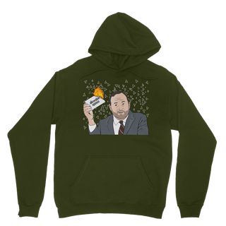 Buy dark-green Index Card of Allowable Opinion Classic Adult Hoodie