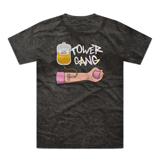 Buy mineral-black Part of the Plasma Tower Gang Tie-Dye T-Shirt