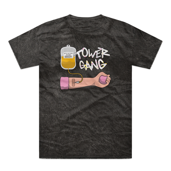 Part of the Plasma Tower Gang Tie-Dye T-Shirt