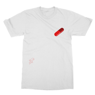 Buy white Red Pill Classic Adult T-Shirt