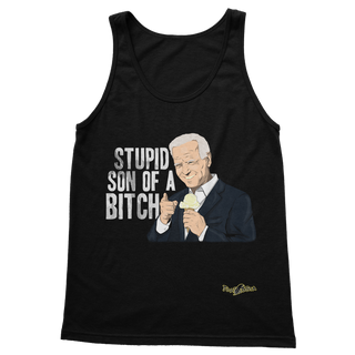 Buy black Stupid SOB Classic Adult Vest Top