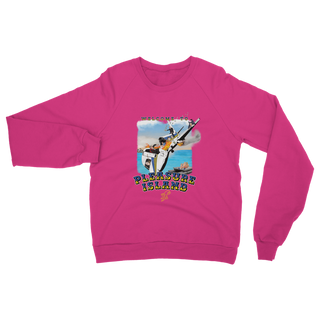 Buy safety-pink Pleasure Island Classic Adult Sweatshirt