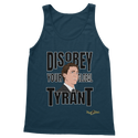 Disobey Your Global Tyrant Trudeau Classic Adult Vest Top