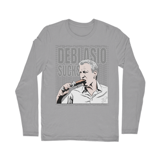 Buy light-grey DiBlasio Sucks Classic Long Sleeve T-Shirt