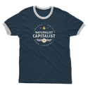 Naturalist Capitalist Dark Logo Adult Ringer T-Shirt