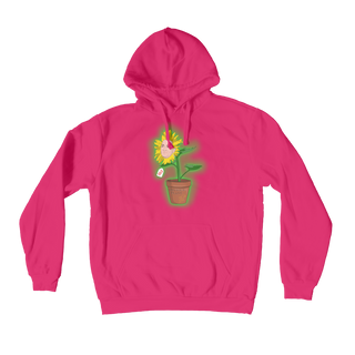 Buy hot-pink Obvious Plant Premium Adult Hoodie