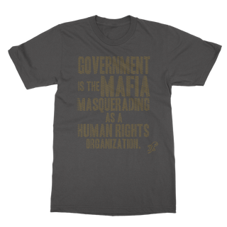 Buy dark-heather Government is the Mafia Classic Adult T-Shirt