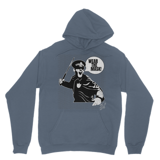 Buy airforce-blue Wear the Mask Classic Adult Hoodie