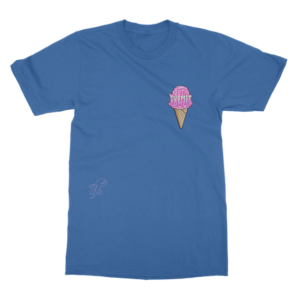 Obey. Submit. Comply. Ice cream Classic Adult T-Shirt