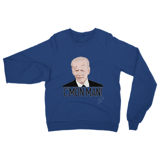 Buy royal C’mon Man Biden Classic Adult Sweatshirt