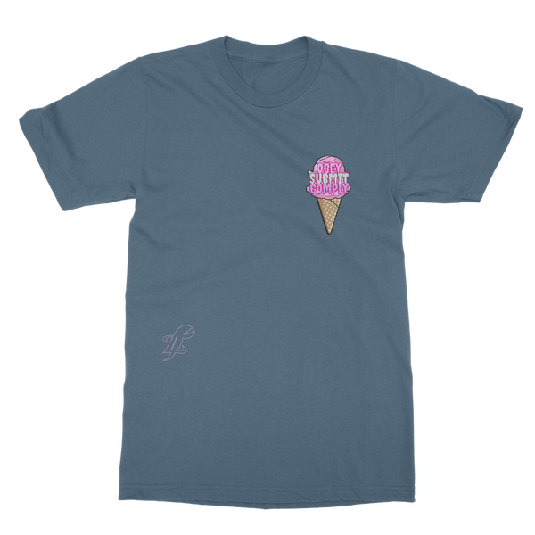 Obey. Submit. Comply. Ice cream Classic Adult T-Shirt