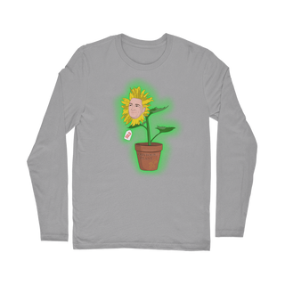 Buy light-grey Obvious Plant Classic Long Sleeve T-Shirt