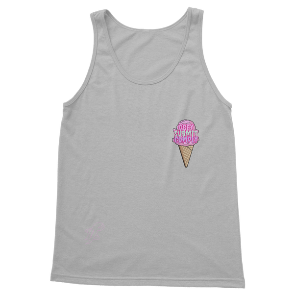 Obey. Submit. Comply. Ice cream Classic Adult Vest Top