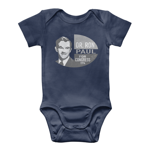 Ron Paul for Congress B&W Classic Baby Onesie Bodysuit