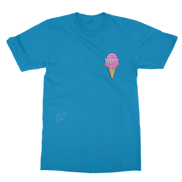 Obey. Submit. Comply. Ice cream Classic Adult T-Shirt