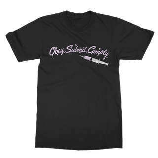Obey. Submit. Comply. Vaccine Classic Adult T-Shirt