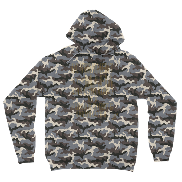 Government is the Mafia Camouflage Adult Hoodie